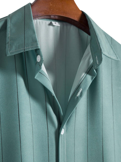 Alexandros® | Striped Button Up Shirt