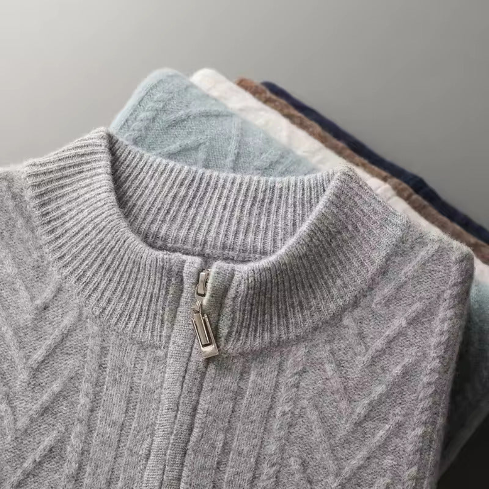 Xavier | Verona Cashmere Pattern Vest