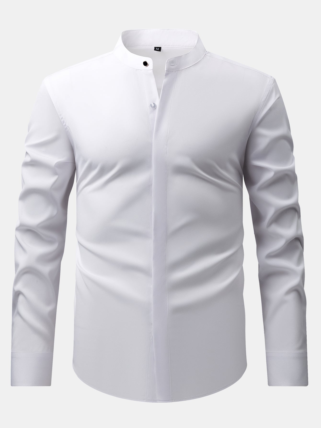 hola HIGH NECK SHIRT & SLIM FIT FLARED LEG PANTS
