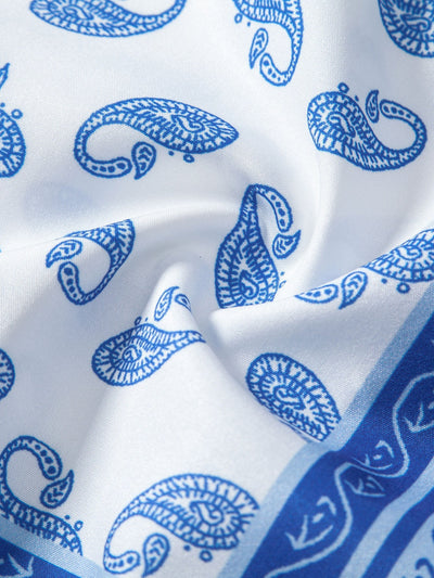 Magnus® | Paisley Border Button Up Shirt