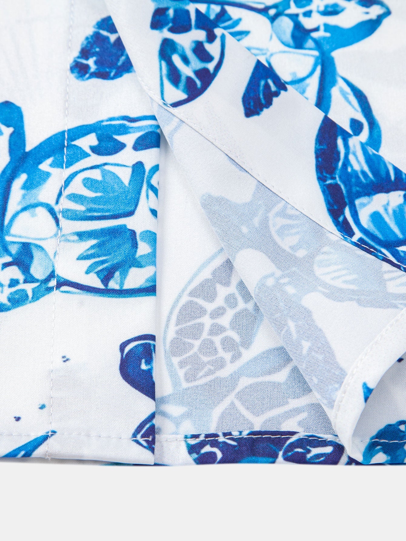 Tyrone® | Turtle Print Button Up Shirt & Swim Shorts