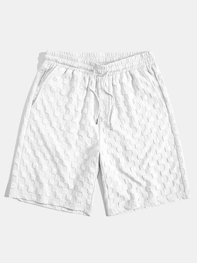 Javier® | Checkerboard Jacquard Shorts