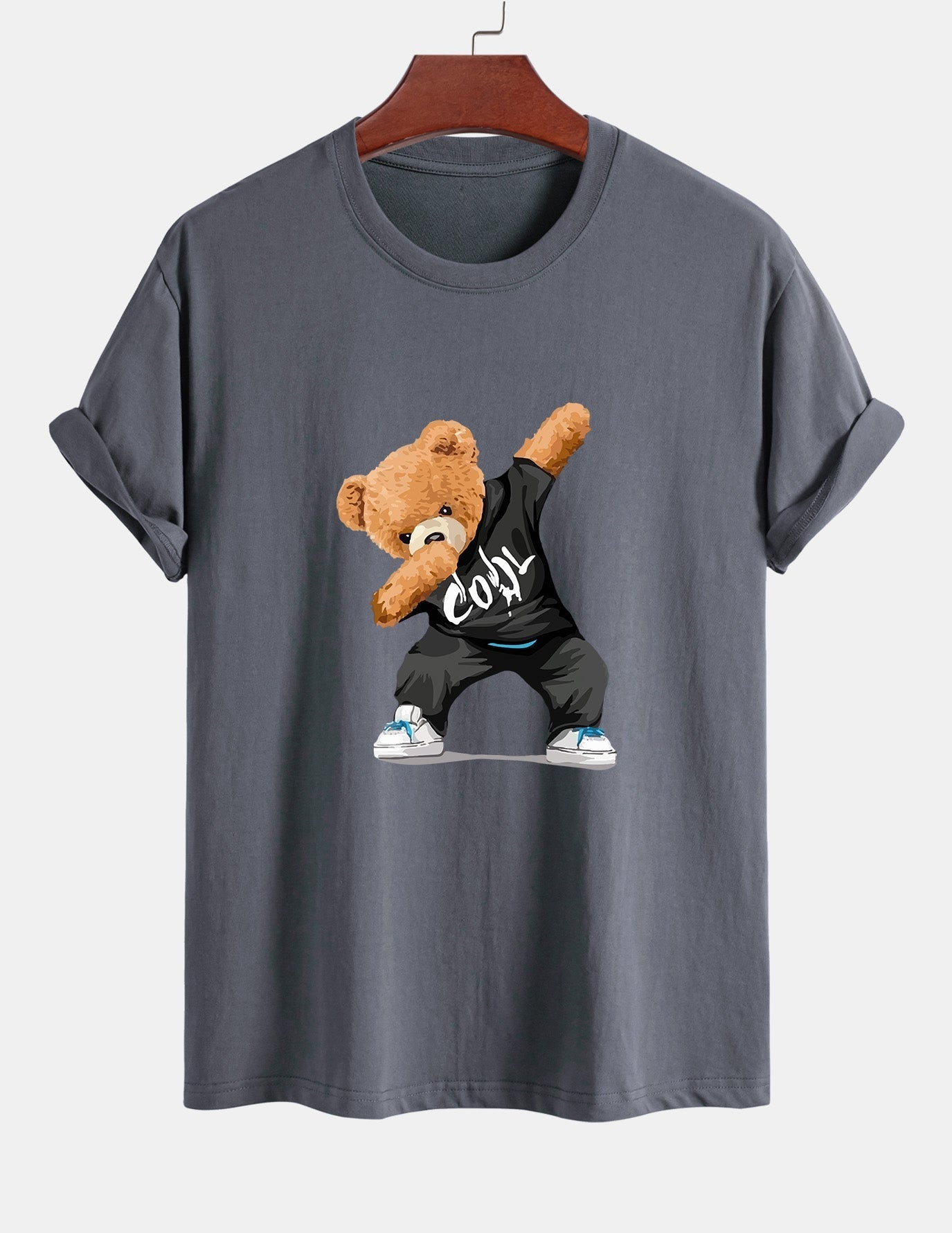 Guido® | Cool Bear Print Cotton T-Shirt