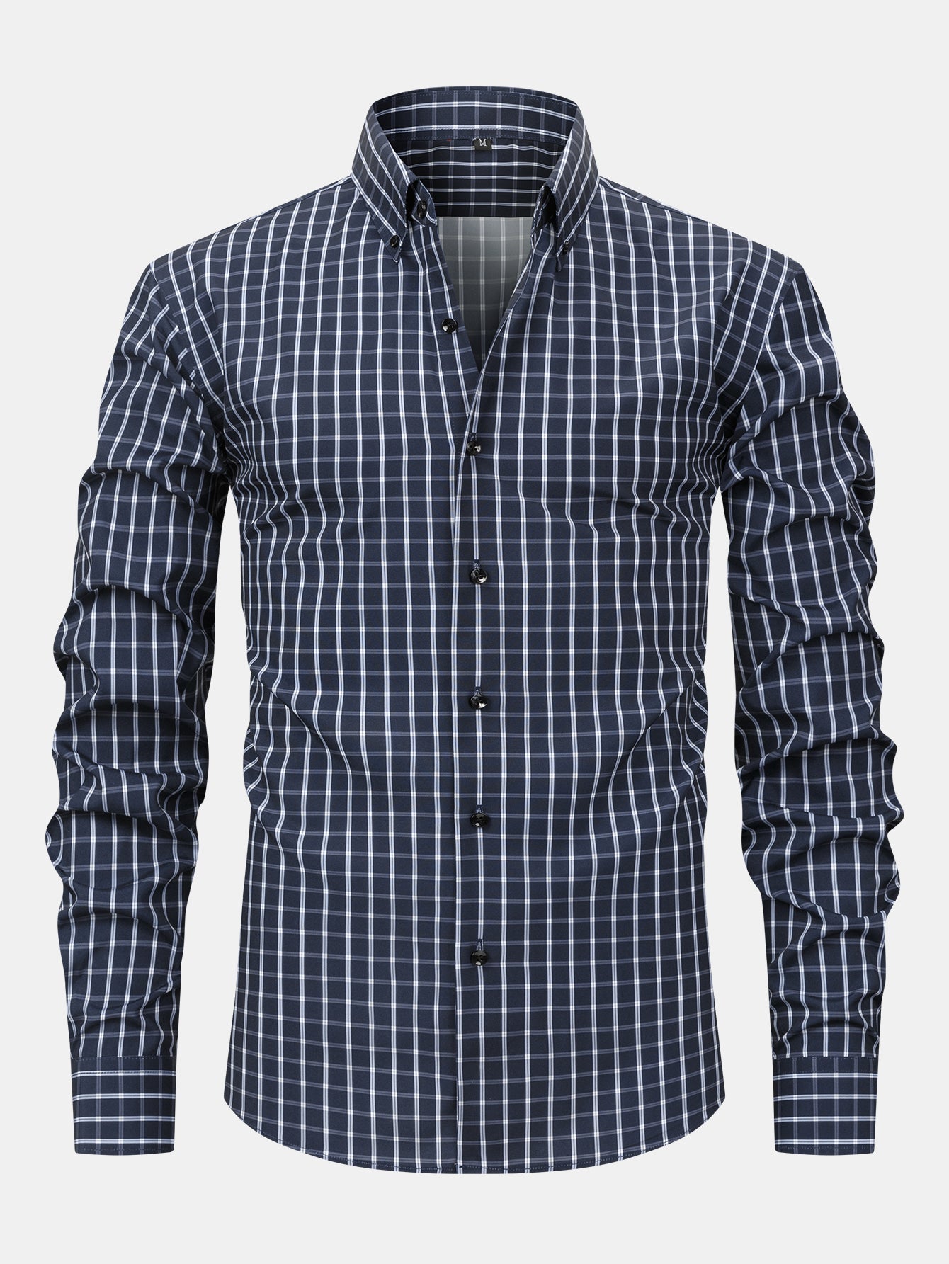 hola Long Sleeve Plaid Button-Down Shirt & Slim Fit Skinny Leg Pants