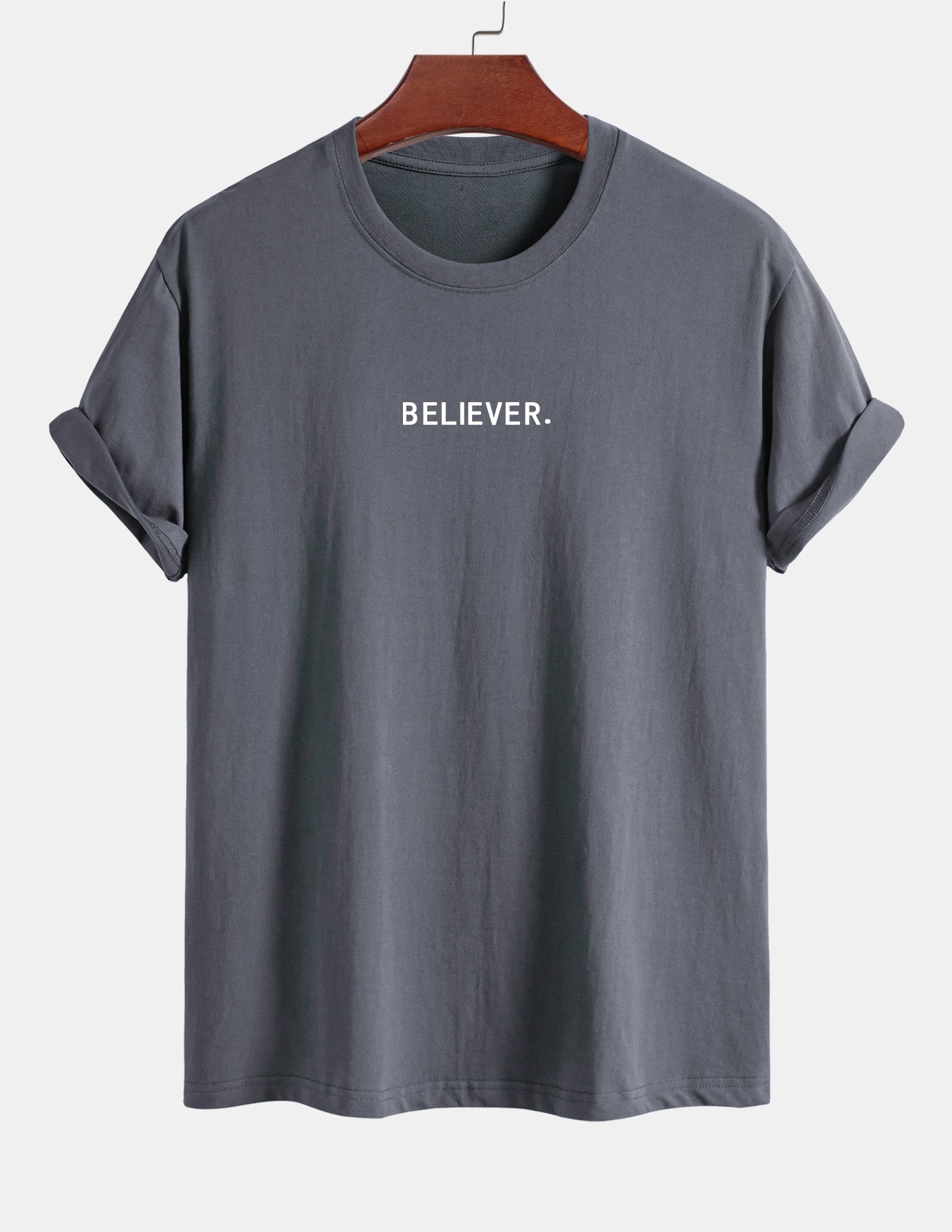 Octavio® | Believer Print Cotton T-Shirt