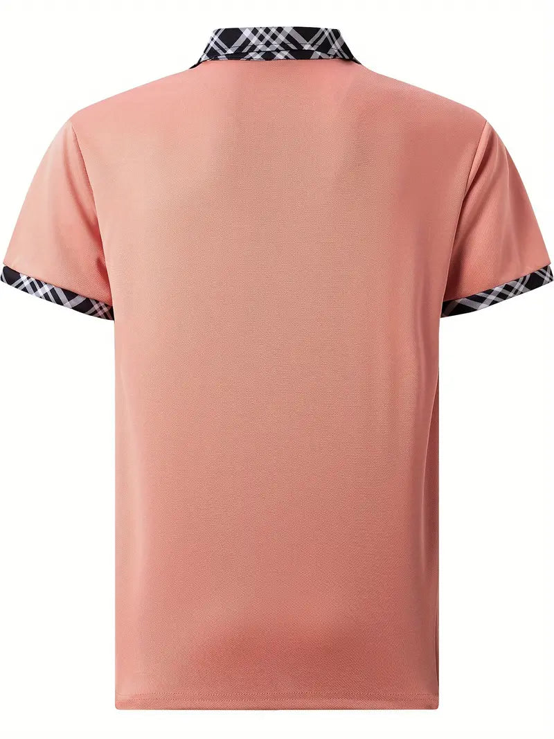 Lovelyn® | Regular-Fit Golf Shirt With Checked Collar