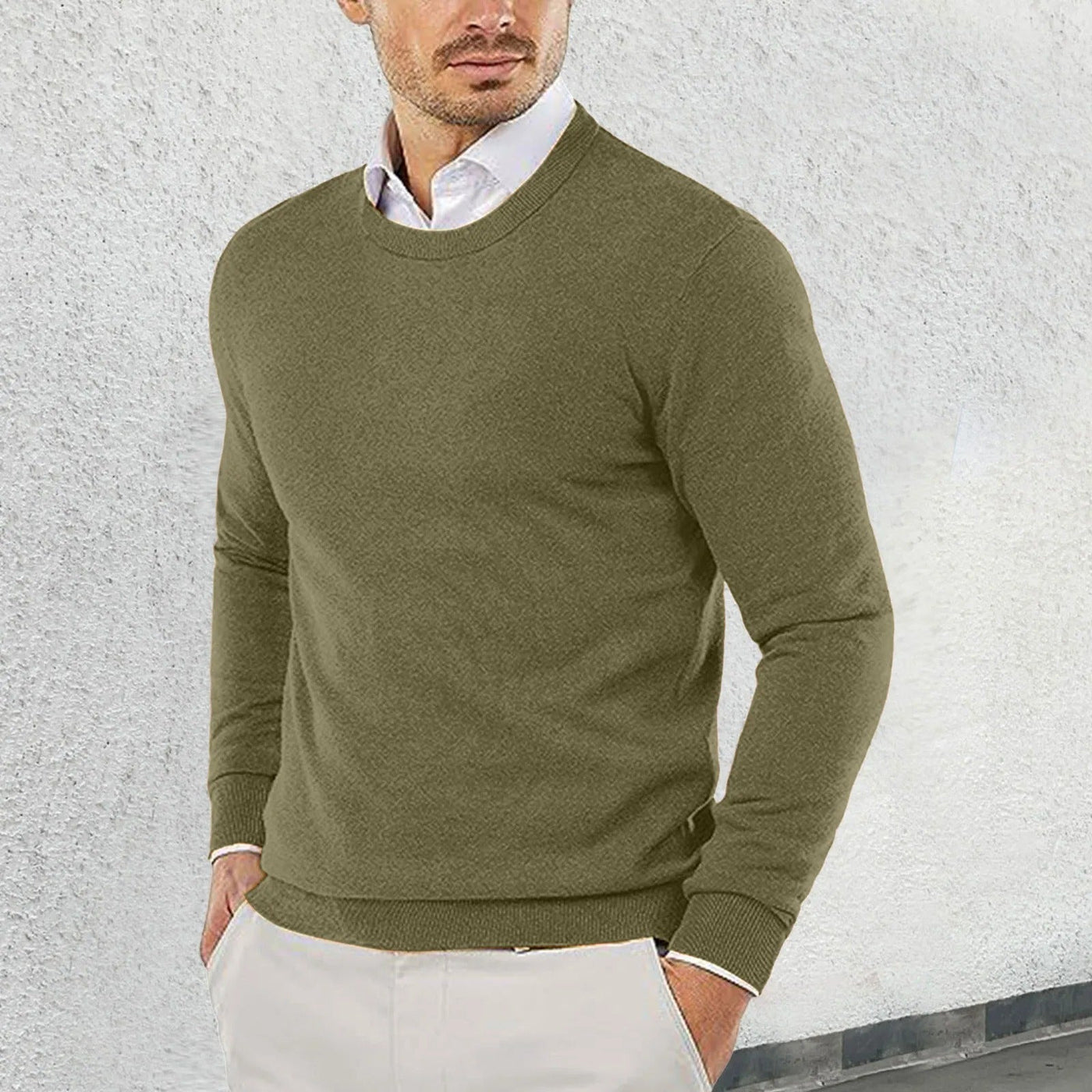 Fernando® | Crewneck Cotton Sweater