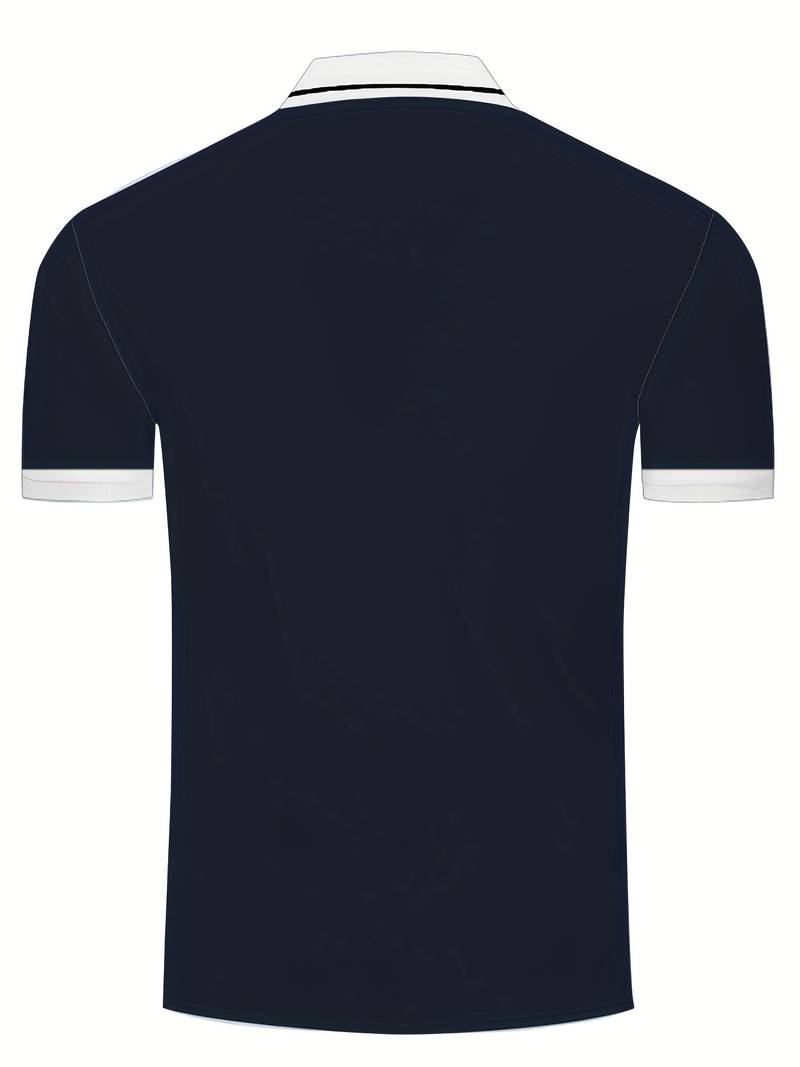 Lucila® | Casual, Plain Polo Shirt For Men