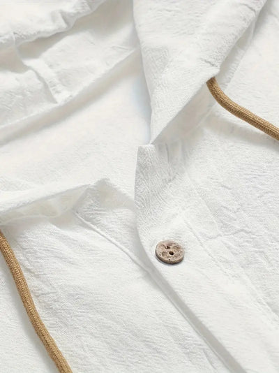 Lynea® | Casual Hooded Shirt With Buttons