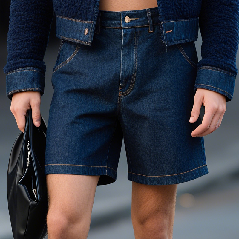 Clifton | Men'S Retro Casual Washed Denim Shorts