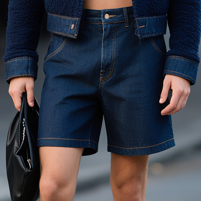 Clifton | Men'S Retro Casual Washed Denim Shorts