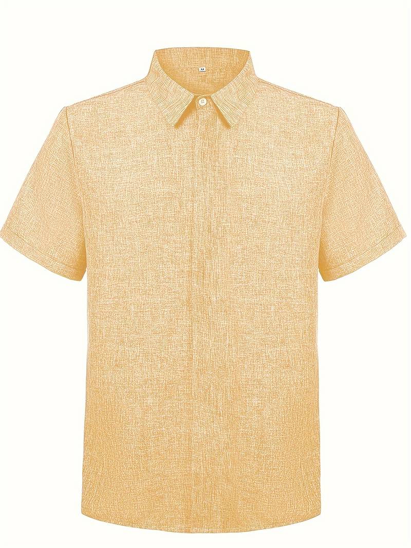 Elliot® | Stylish, Buttoned Short-Sleeved Shirt For Men