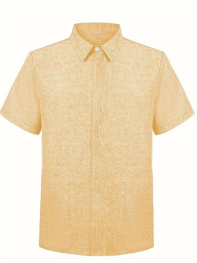 Elliot® | Stylish, Buttoned Short-Sleeved Shirt For Men
