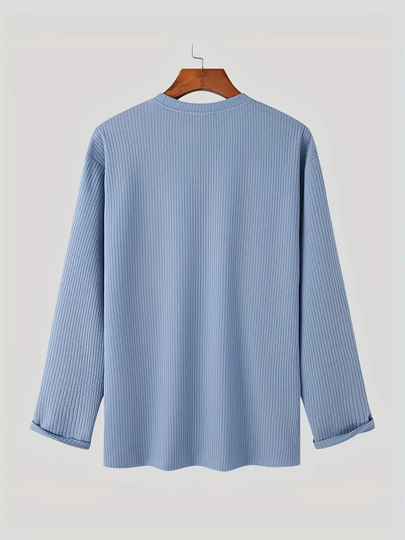 Eduardo® | Stylish Long-Sleeved Shirt With A Round Neckline