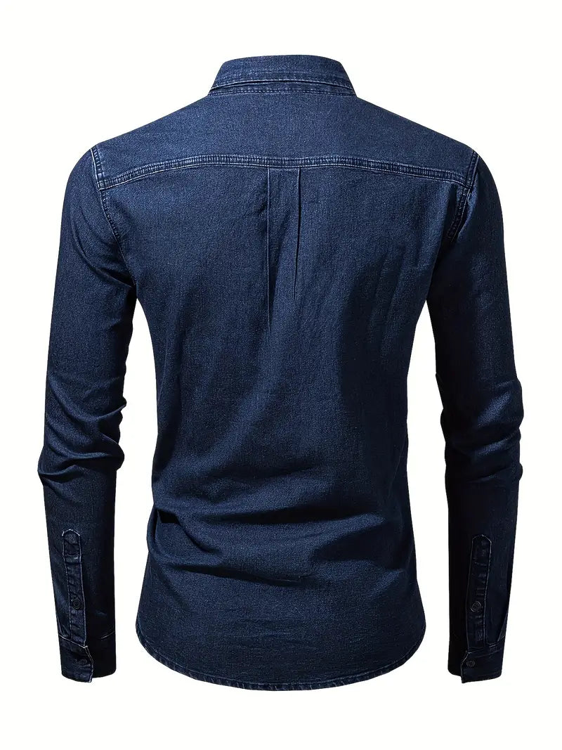 Lou® | Denim Long Sleeve Shirt For Men