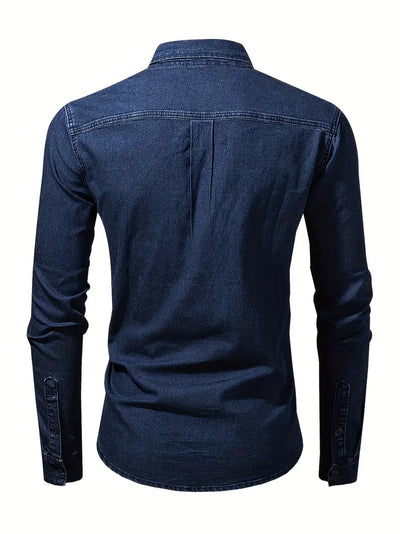 Lou® | Denim Long Sleeve Shirt For Men