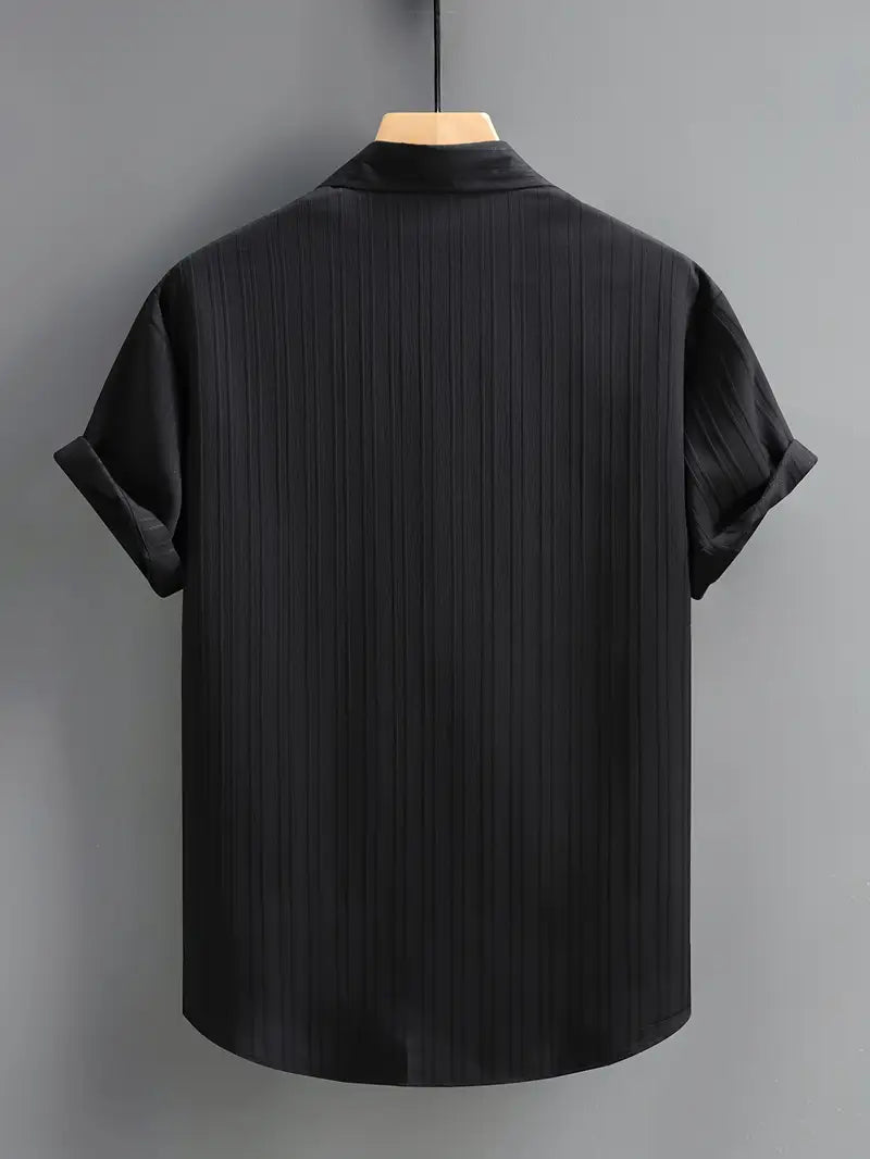 Mateo® | Classic Short Sleeve Button Down Shirt For Men