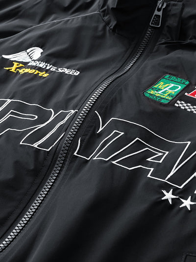 Emiliano® | Relax Fit Embroidered Racing Jacket