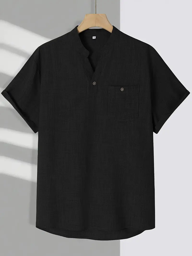 Jarvis | Short-sleeved shirt with chest pocket
