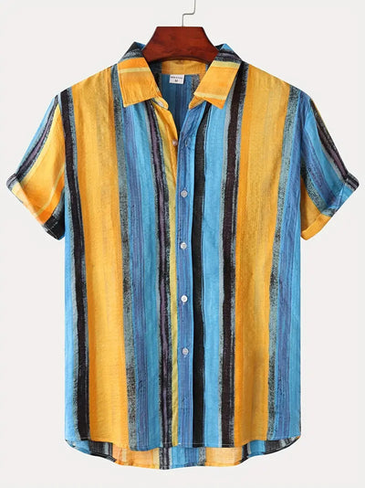 Lyda® | Casual Short-Sleeved Shirt With Various Patterns For Men