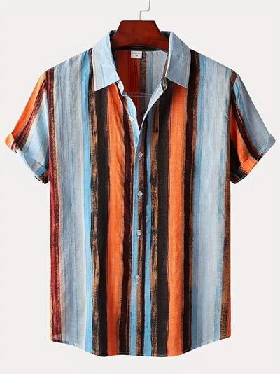 Lyda® | Casual Short-Sleeved Shirt With Various Patterns For Men