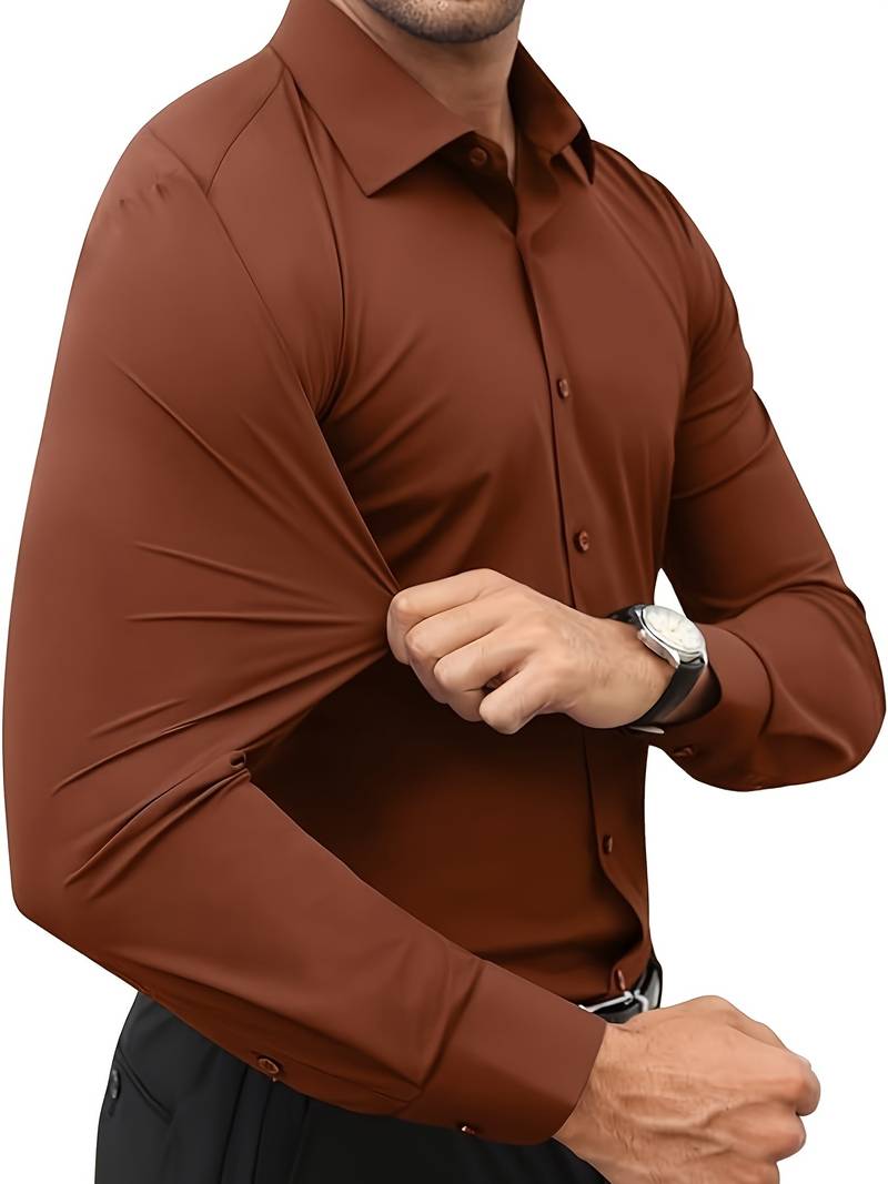 Duncan® | Long-Sleeved Shirt With Buttons For Men