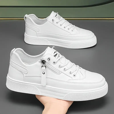 Julian® | Leather Sneakers With Zip Detail