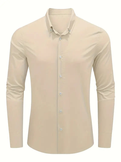 Lotis® | Casual Long-Sleeved Shirt With Button Placket