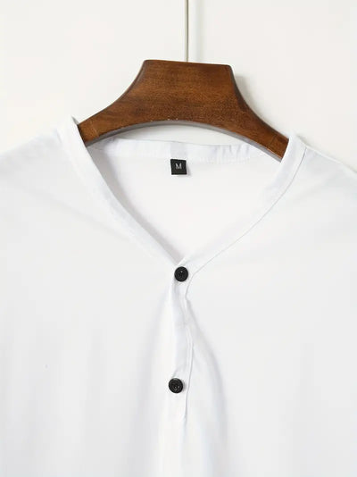 Ellis® | Solid, Casual V-Neck T-Shirt For Men