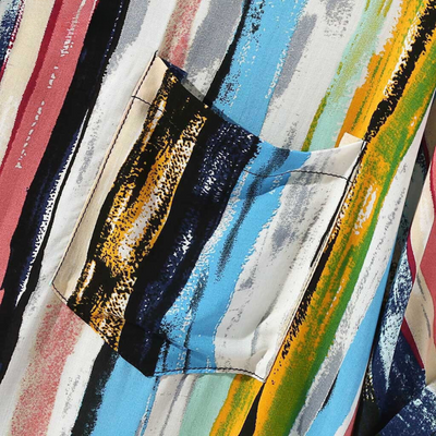 Zenón® | Abstract Artisan Print Shirt