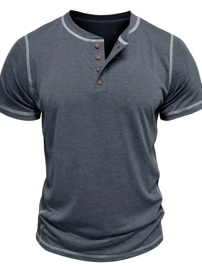 Malcolm | Short-sleeved button-down T-shirt