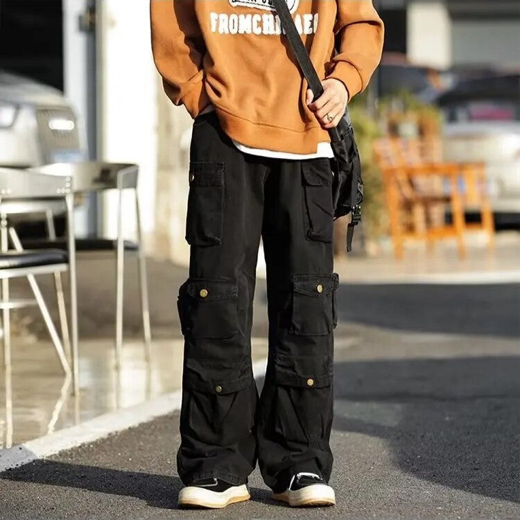 Heliodoro® | Multi-Pocket Baggy Pants