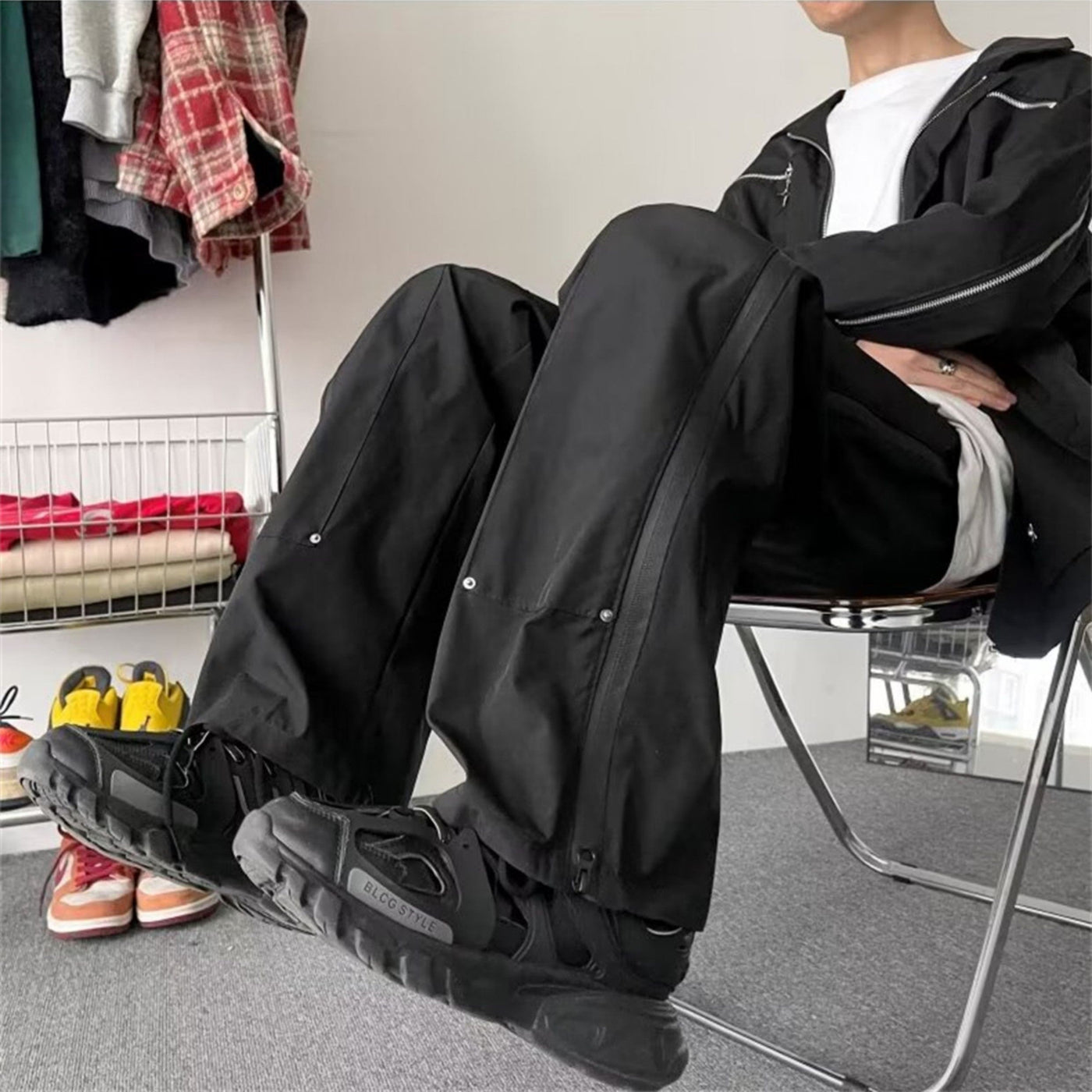 Jonty® | Wide-Cut Baggy Pants