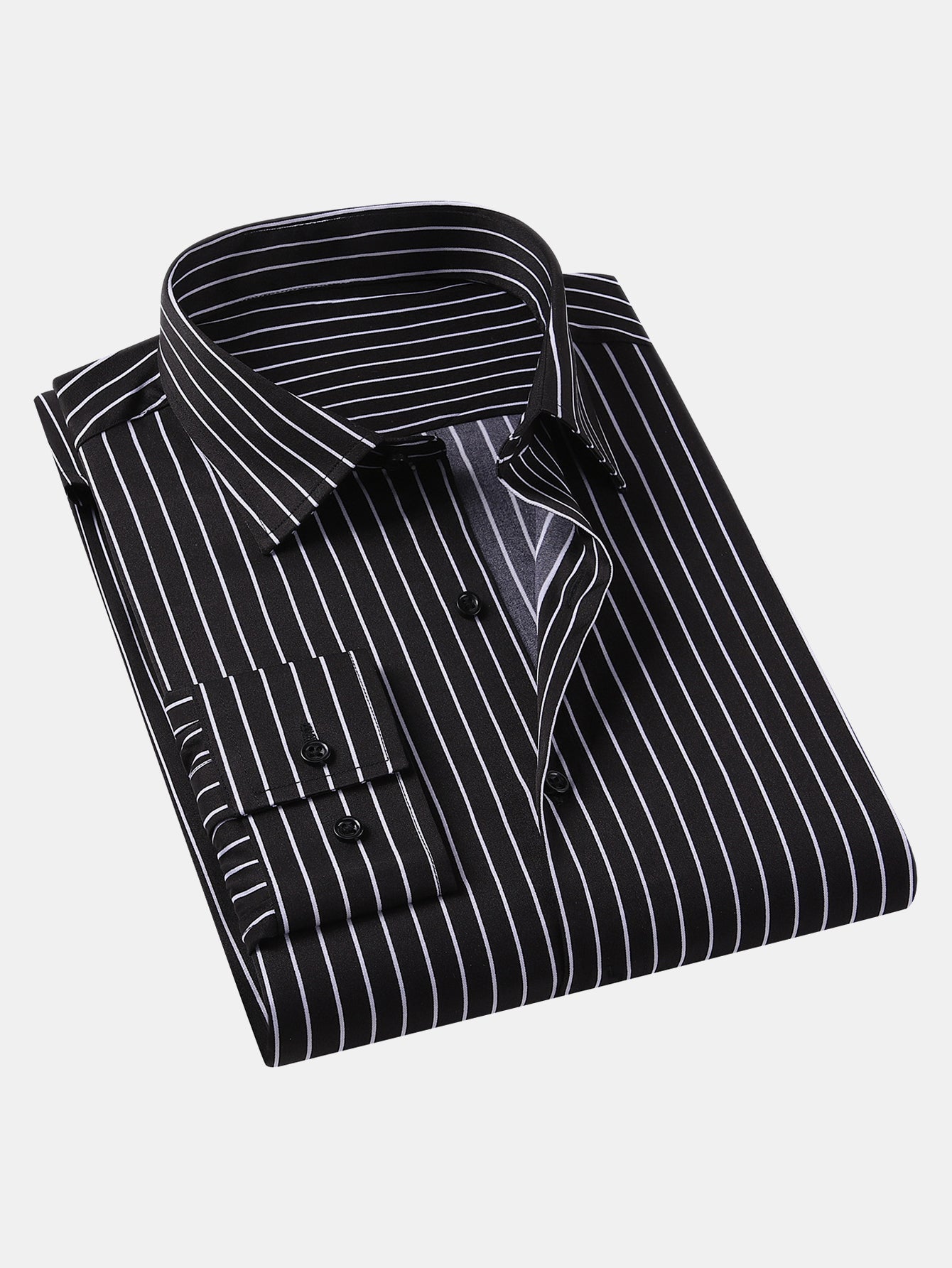 Leif® | Long Sleeve Stripe Button Up Shirt