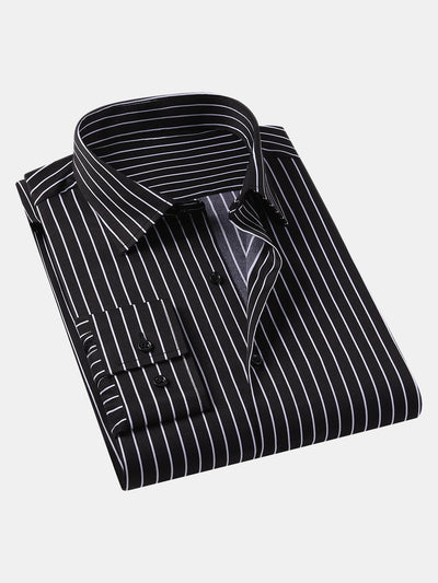 Leif® | Long Sleeve Stripe Button Up Shirt