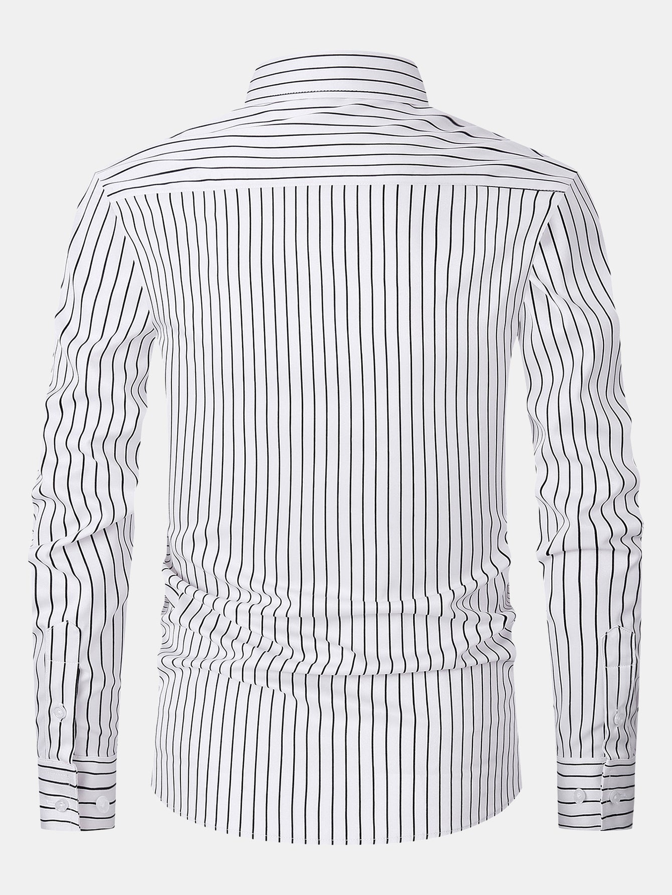 Leif® | Long Sleeve Stripe Button Up Shirt
