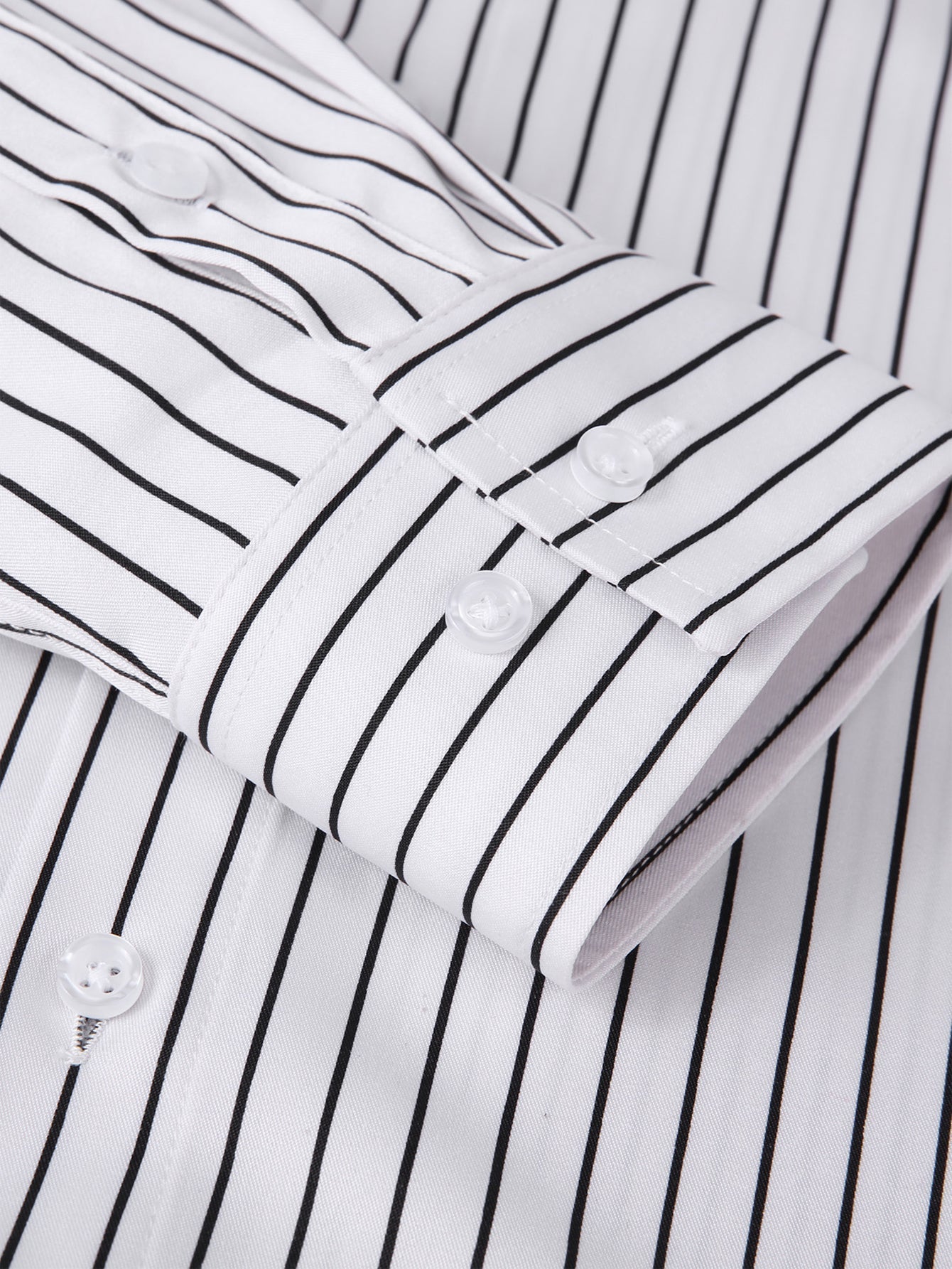 Leif® | Long Sleeve Stripe Button Up Shirt