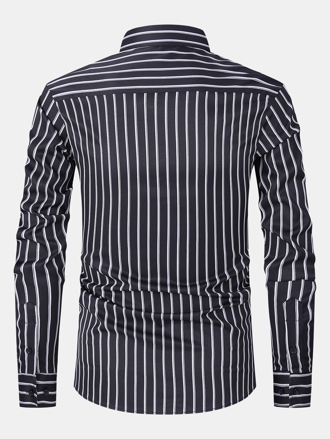 Lenox® | Long Sleeve Stripe Button Up Shirt