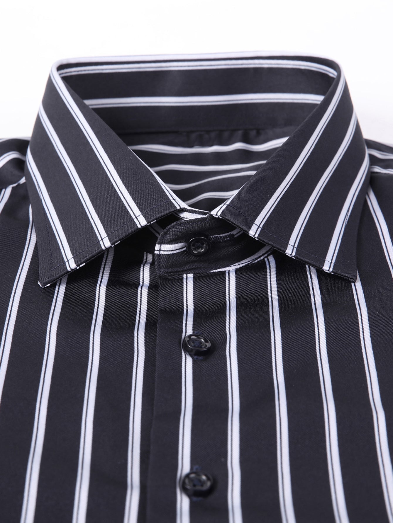 Lenox® | Long Sleeve Stripe Button Up Shirt
