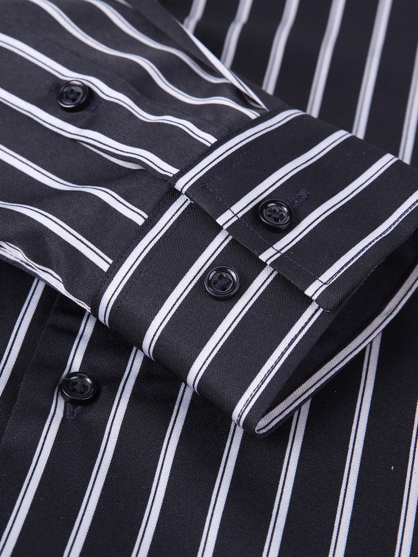 Lenox® | Long Sleeve Stripe Button Up Shirt
