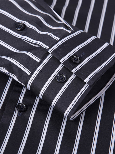 Lenox® | Long Sleeve Stripe Button Up Shirt