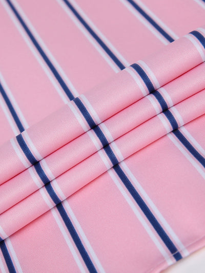 Leoncio® | Long Sleeve Stripe Button Up Shirt