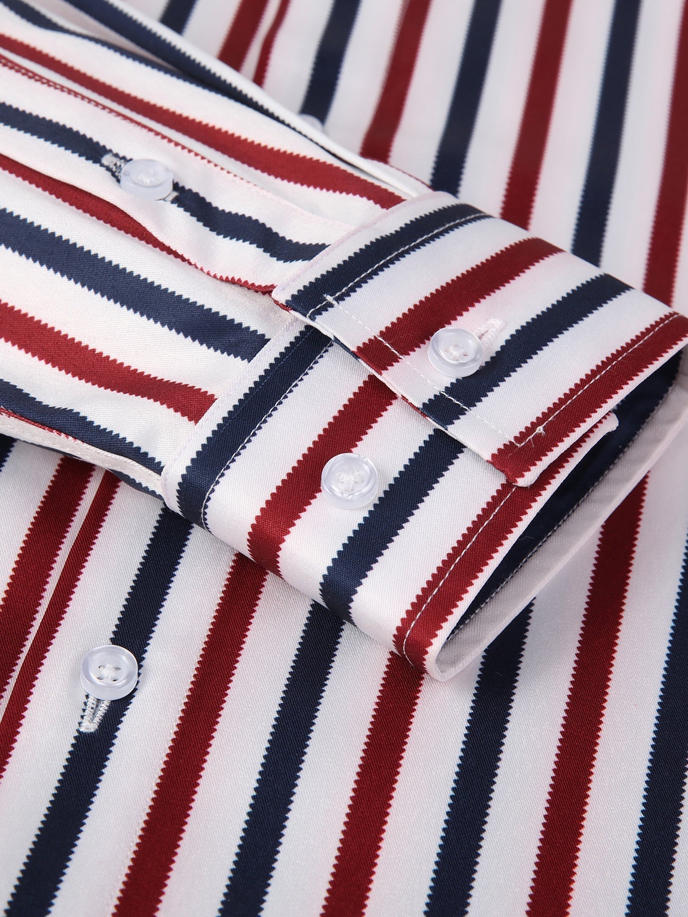 Laureano® | Long Sleeve Stripe Button Up Shirt