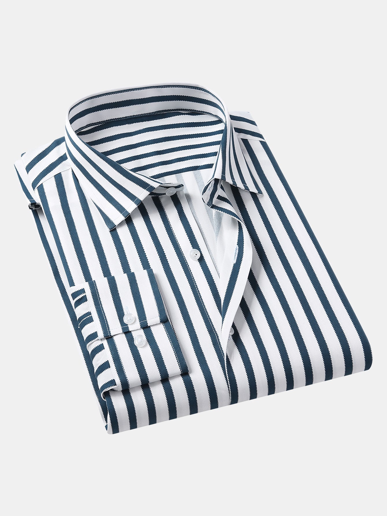 Lapo® | Long Sleeve Stripe Button Up Shirt