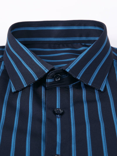 Lázaro® | Long Sleeve Stripe Button Up Shirt
