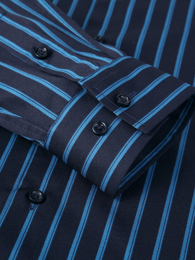 Lázaro® | Long Sleeve Stripe Button Up Shirt
