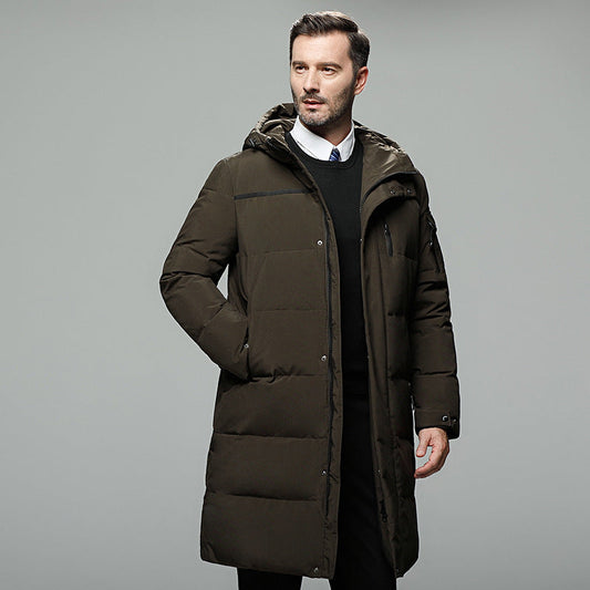 Godwin® | Elegant Long Down Jacket For Men