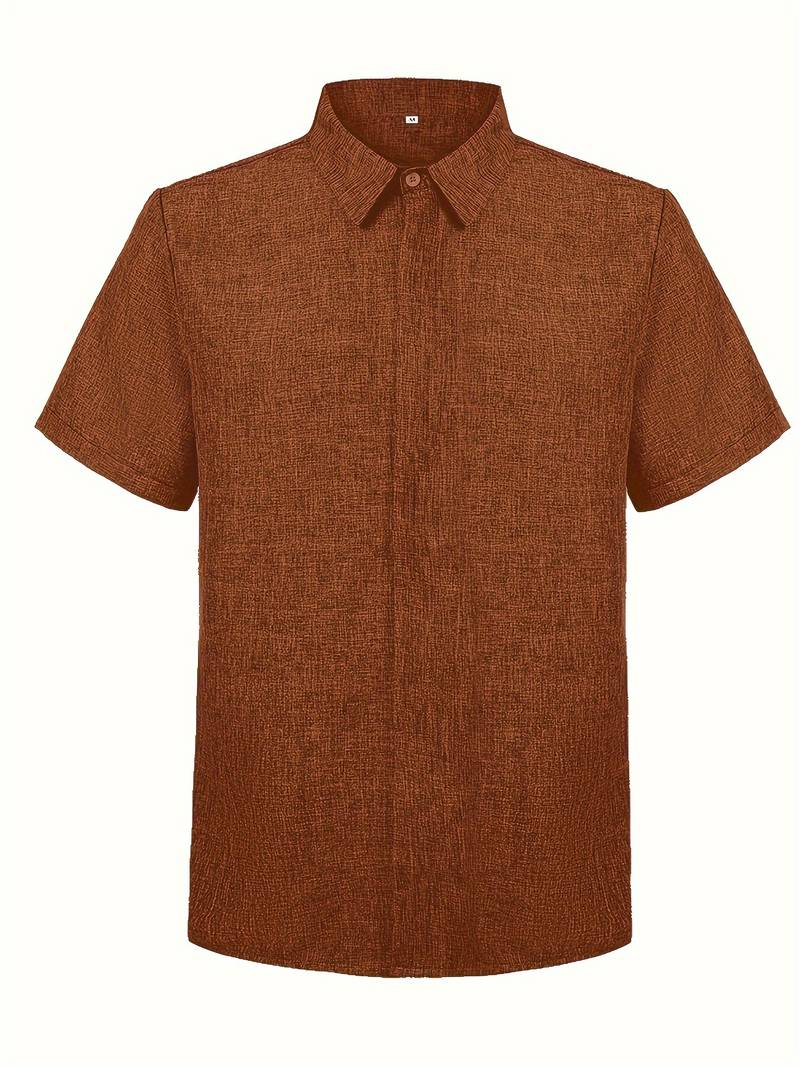 Elliot® | Stylish, Buttoned Short-Sleeved Shirt For Men