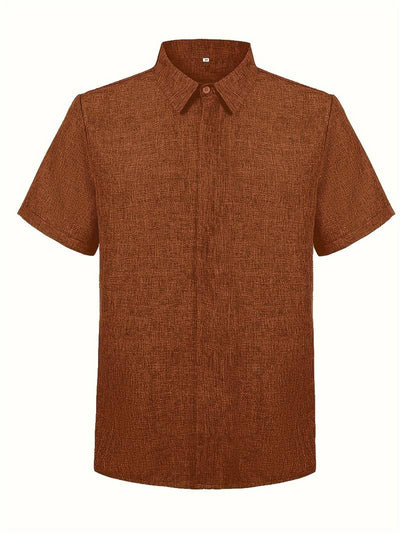 Elliot® | Stylish, Buttoned Short-Sleeved Shirt For Men