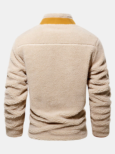 Owen | CRERI Zipper Through Teddy Faux Fur Jacket